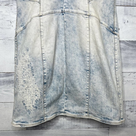 Just Cavalli Acid Wash Denim Dress - Picture 9 of 9